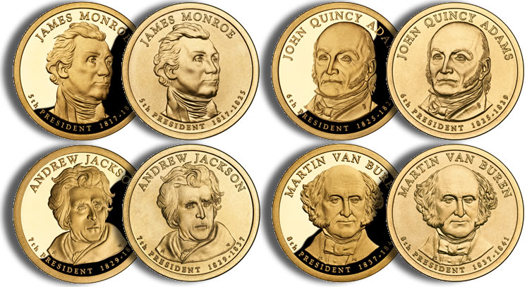 2008 Presidential 1 Coins Information