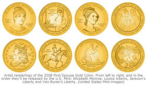 2008 coins shape