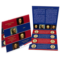 2009 Uncirculated Presidential Dollar Coin Set