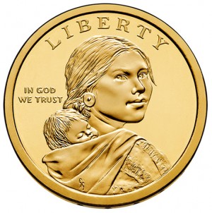 2013 Native American $1 Coin - Obverse