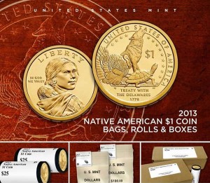 Promotion image of 2013 Native American $1 Coin and Products