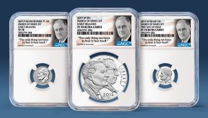 NGC Special Label and Pedigree for March of Dimes Silver Set