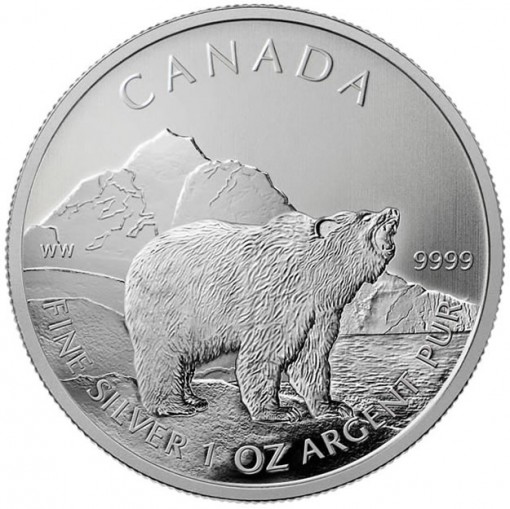 2011 Canadian Grizzly Silver Bullion Coin | CoinNews