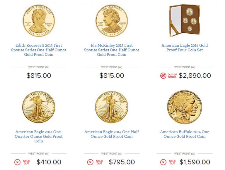 US Mint Clarifies Product Availability, Adds 'Sold Out' Status CoinNews
