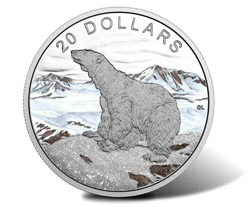 Canadian 2017 Polar Bear Coin Uses Diamond Glitter for Snow and Ice ...