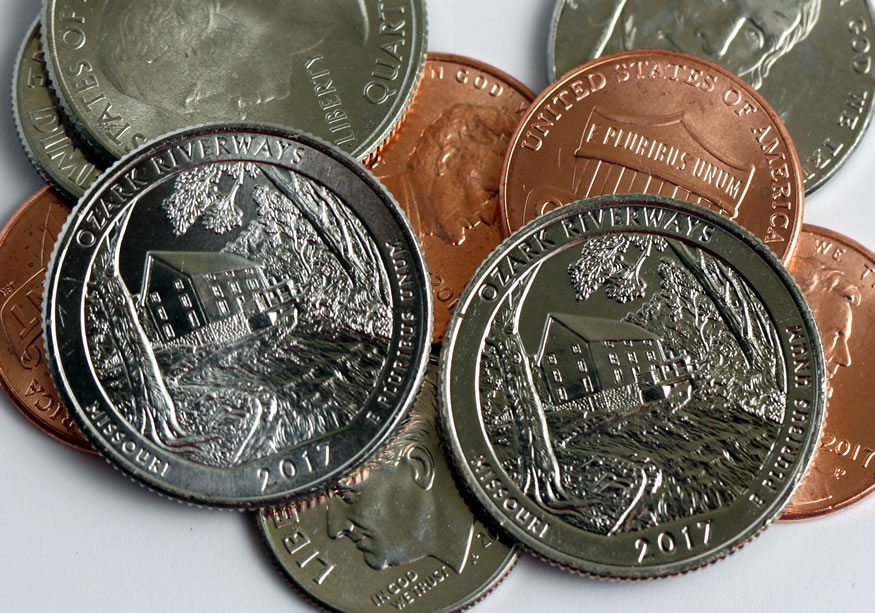 U.S. Coin Production Tops 1.25B in July; Ozark Riverways Quarter ...