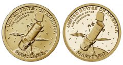 2020 Maryland American Innovation Dollar – Reverse. Uncirculated and Proof