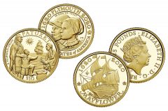 Coins of 400th Anniversary of the Mayflower Voyage Two-Coin Gold Proof Set