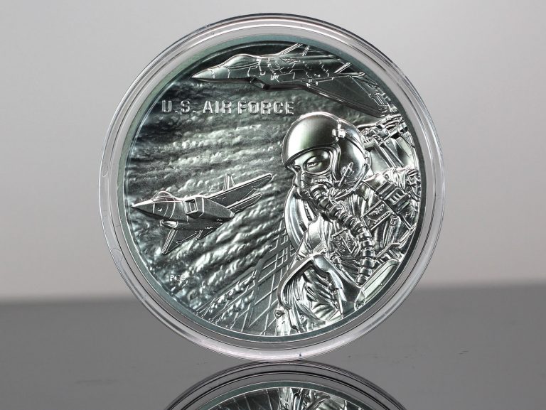 Us Mint Sales: Air Force 2.5 Oz Silver Medal Debuts 