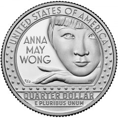 2022-S Proof Anna May Wong quarter