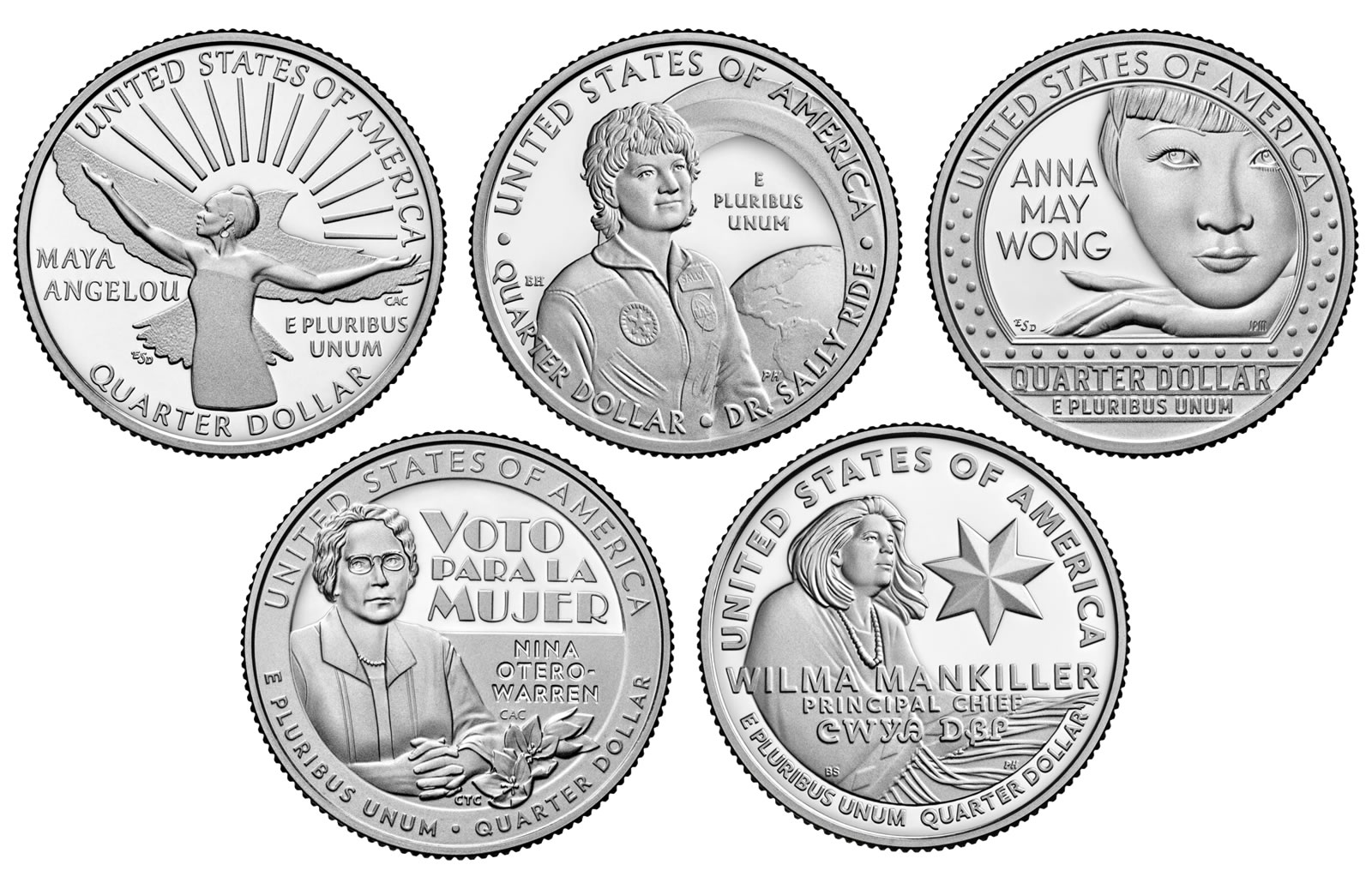 U.S. Mint images 2022 American Women Quarters CoinNews