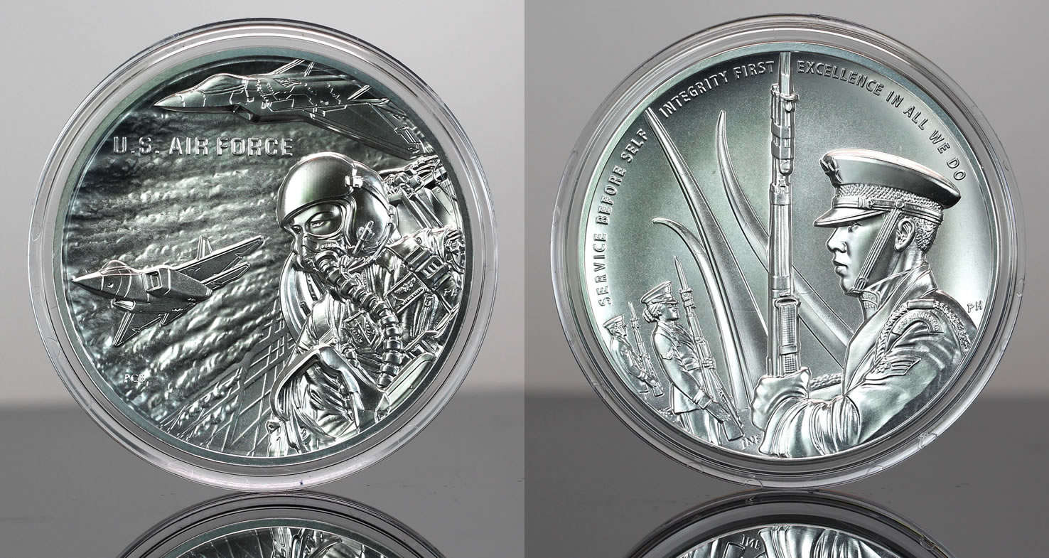 Armed Forces One-Ounce Silver Medal Subscription - US Mint