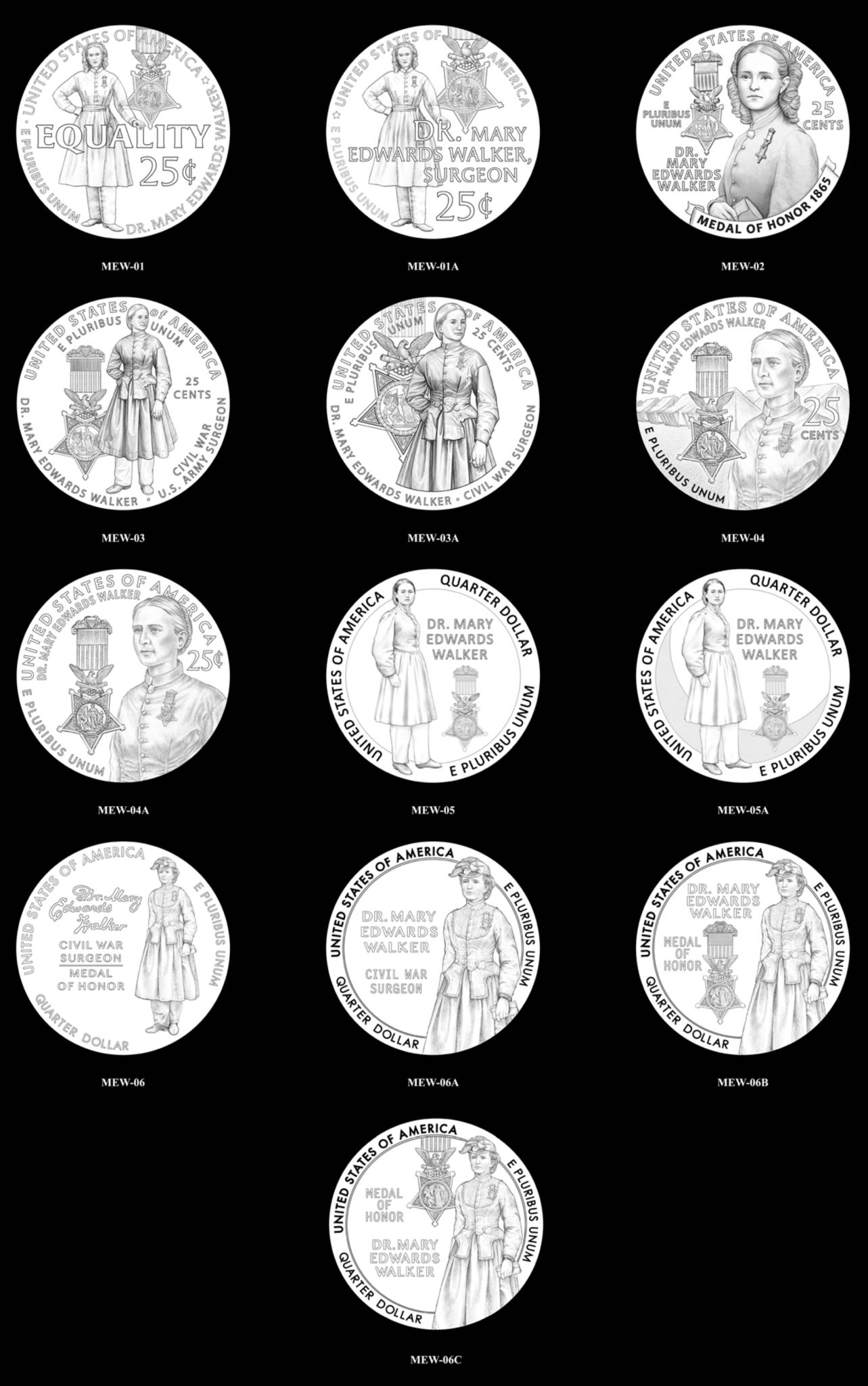 2024 American Women Quarter Candidate Designs Unveiled