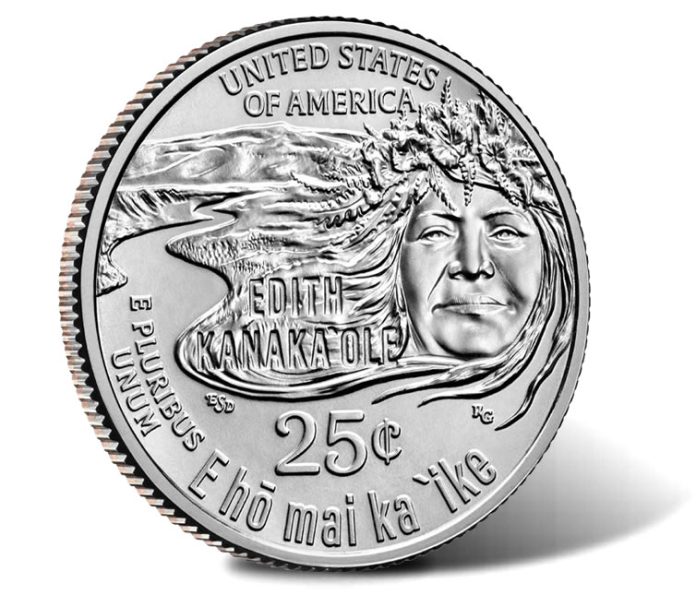 Edith Kanakaʻole Quarters Entering Circulation