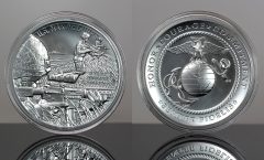 CoinNews photos U.S. Marine Corps 2.5 Ounce Silver Medals