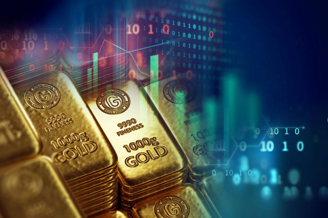 Gold Silver And Other Metals Mark Losses In First Week Of 2024   Gold Bars Topping Market Graph Jan 5 2024 1068x712 