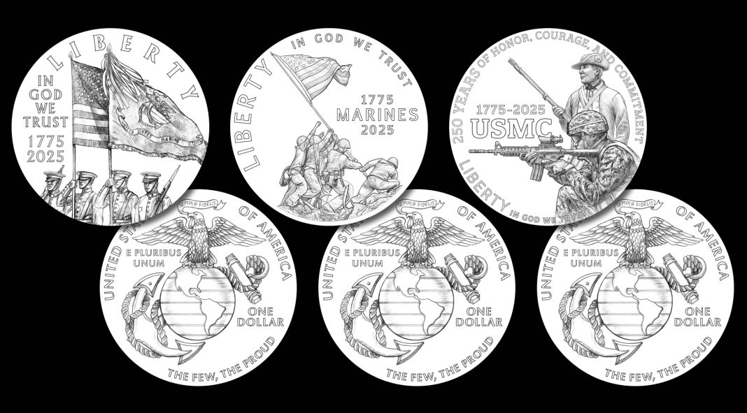 2025 Marine Corps 250th Anniversary Coin Designs