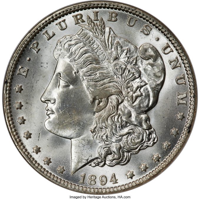 1894-O Morgan Dollar, MS64