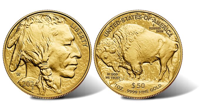 Images of 2024-W $50 Proof American Buffalo Gold Coin