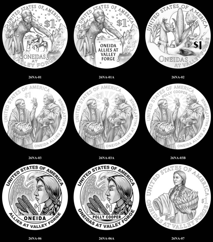 Second Set of 2026 Native American Dollar Candidate Designs