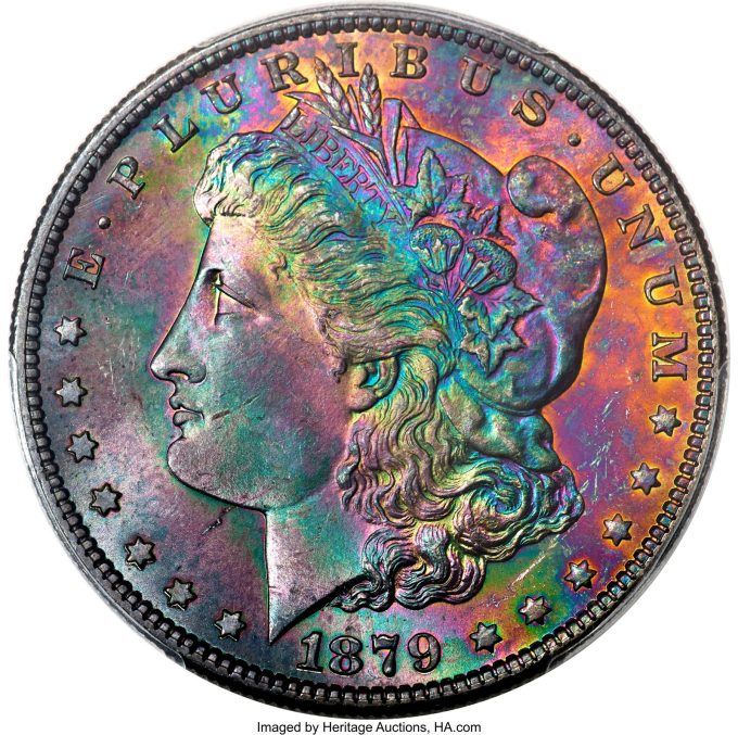 1879-S Morgan Dollar, MS65