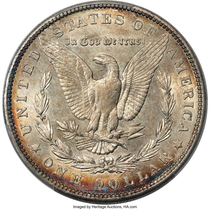 1901 VAM-3 Morgan Dollar, AU58