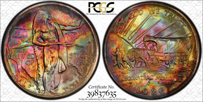 1926 Oregon Trail PCGS MS69