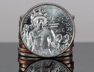 CoinNews Photo stack of 2024 Celia Cruz quarters