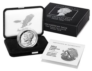 US Mint product image 2024-W Proof American Palladium Eagle