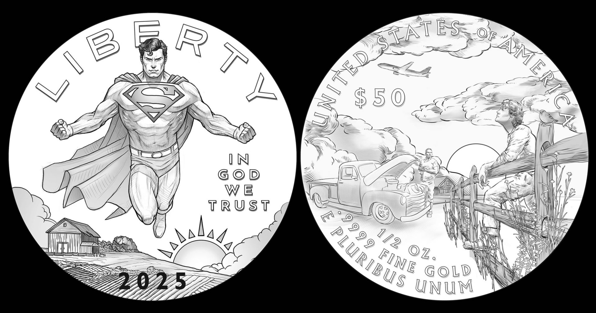 U.S. Mint 2025 Superman Coin and Medal Designs Recommended