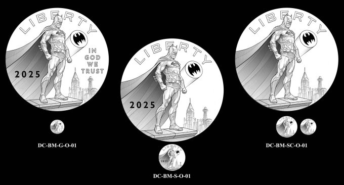 2025 Batman Comic Art Coin and Medal Obverse Candidate Designs 01