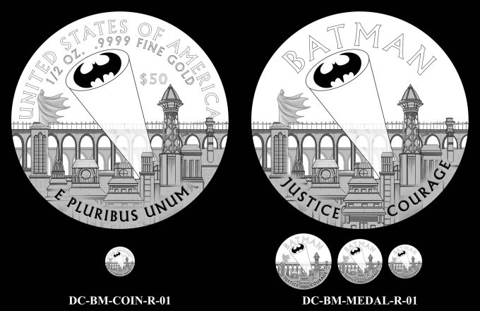 2025 Batman Comic Art Coin and Medal Reverse Candidate Designs 01