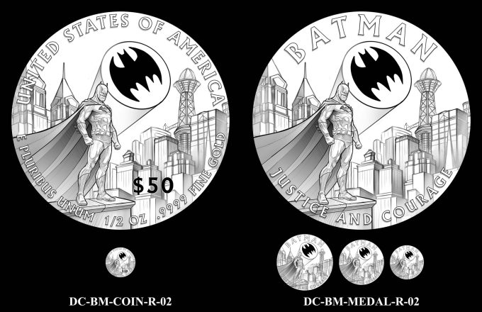 2025 Batman Comic Art Coin and Medal Reverse Candidate Designs 02