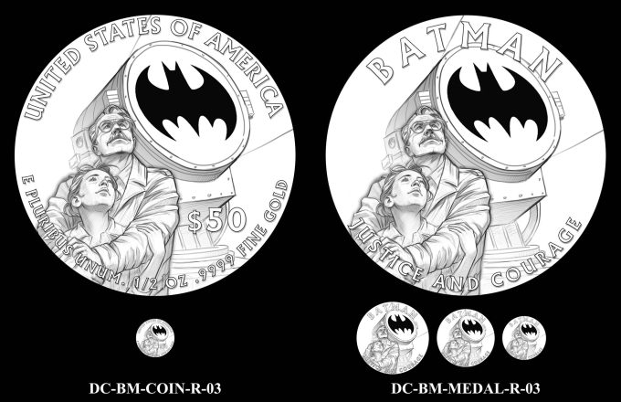 2025 Batman Comic Art Coin and Medal Reverse Candidate Designs 03