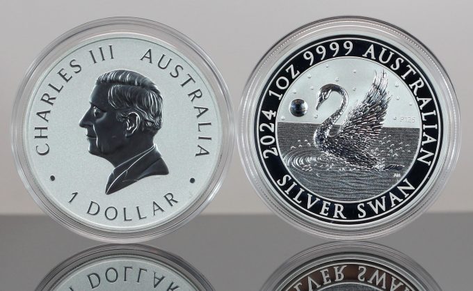 CoinNews photo 2024 Australian Swan 1oz Silver Bullion Coins