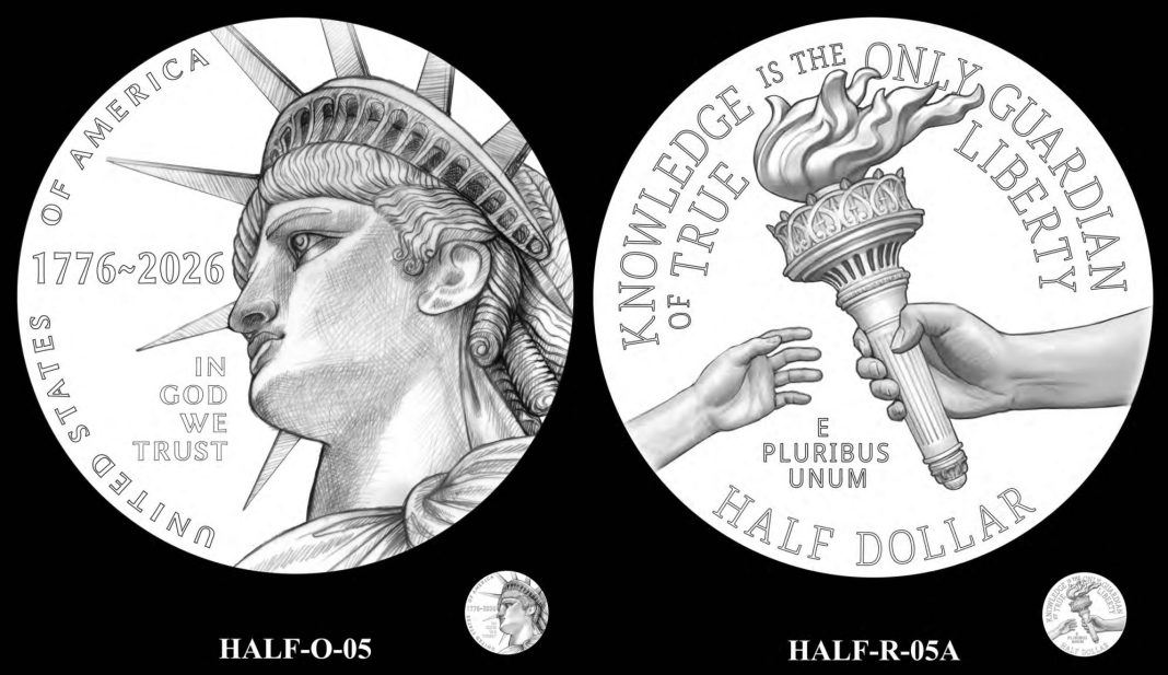 2026 Semiquincentennial Half Dollar Designs Recommended