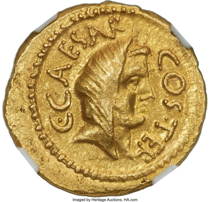 Star Mint State Julius Caesar Aureus