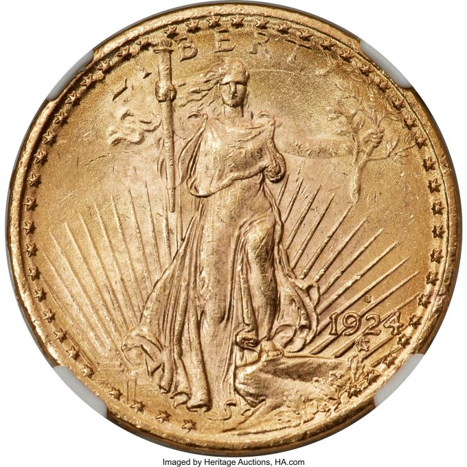 1924-S Double Eagle, MS65