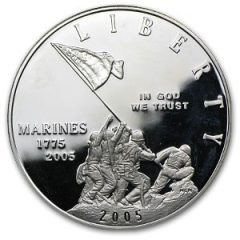 2005-p-marine-corps-230th-anniv-1-silver-commem-proof-capsule_54928_Obv