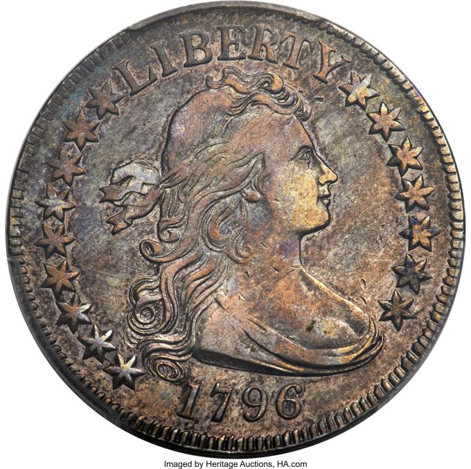 1796 O-102 Half Dollar, VF35