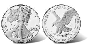 2025-W Proof American Silver Eagle - Obverse and Reverse