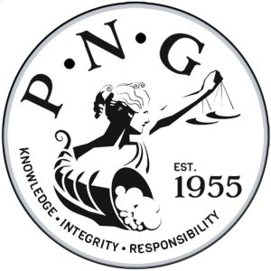 Professional Numismatists Guild (PNG) logo, 2025